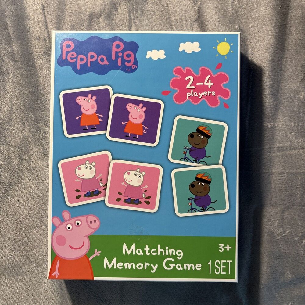 Peppa Pig Memory Matching Game Sealed